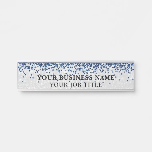 名前タイトル従業員オフィスのドアの看板 サインプレート (正面)