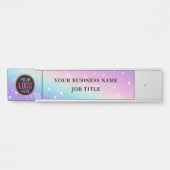 名前タイトル従業員オフィスのドアの看板 サインプレート (正面)