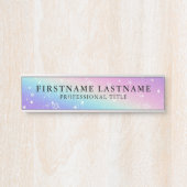 名前タイトル従業員オフィスのドアの看板 サインプレート (正面)