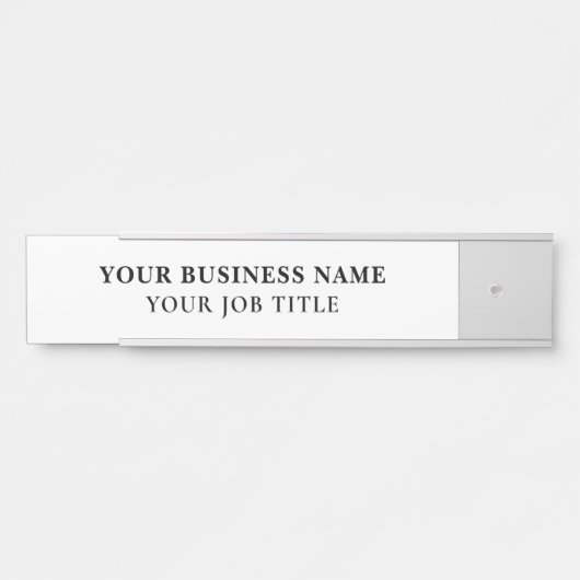 名前タイトル従業員オフィスのドアの看板 サインプレート (正面)