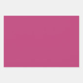 名前タイポグラフィピンクホワイトワードクラウド ラッピングペーパーシート (正面2)