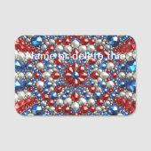 名前タグとオランダ色 名札 (正面)