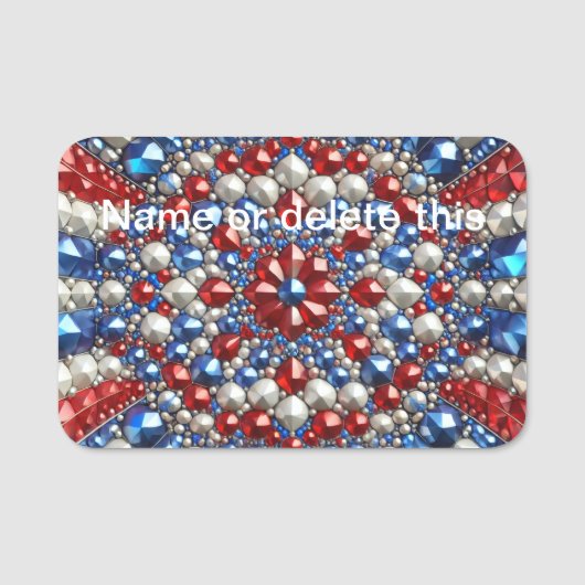 名前タグとオランダ色 名札 (正面)