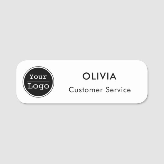 名前タグクラシックの作成 名札 (正面)