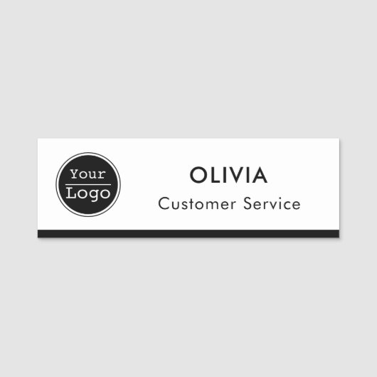 名前タグクラシックの作成 名札 (正面)