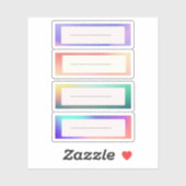 名前タグシール シール (シート)