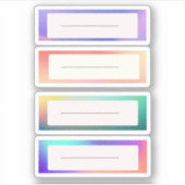 名前タグシール シール (正面)