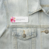 名前タグテンプレートプロフェッショナルビジネスフラワー 名札 (インサイチュ)