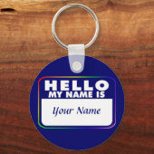 名前タグテンプレート キーホルダー (正面)