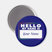 名前タグテンプレート マグネット (正面/裏面)