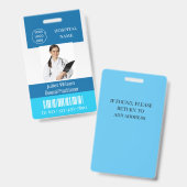 名前タグドクターメディカルidバッジ バッジ (正面＆裏面)