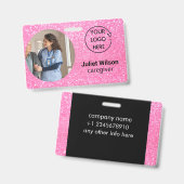 名前タグヘルパーidバッジ バッジ (表裏)