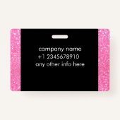 名前タグヘルパーidバッジ バッジ (裏面)