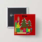 名前タグボタン 缶バッジ (正面&裏面)