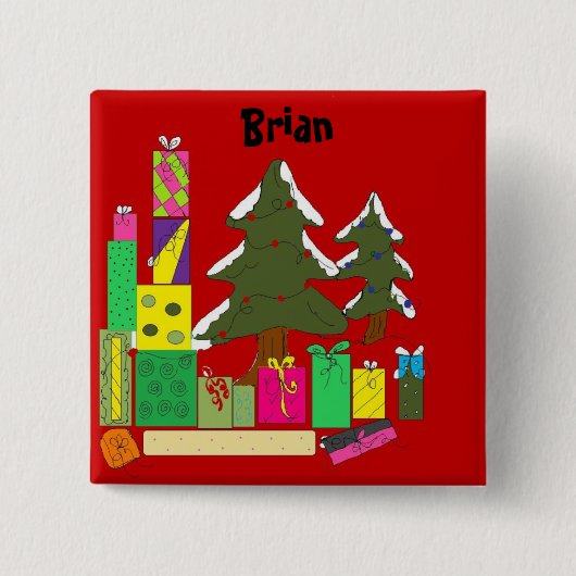 名前タグボタン 缶バッジ (正面)