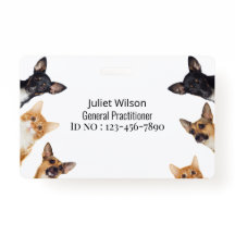 名前タグロゴメディカル獣医idバッジ