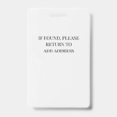 名前タグ行Doctor medical id Badges バッジ (裏面)