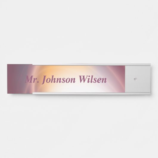 名前タグ サインプレート (正面)