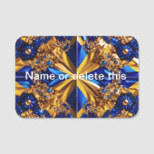 名前タグ（スウェーデンの色） 名札 (正面)