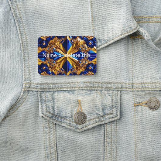 名前タグ（スウェーデンの色） 名札 (インサイチュ)