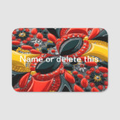 名前タグ(ドイツ色) 名札 (正面)