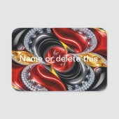 名前タグ（ドイツ語の色） 名札 (正面)