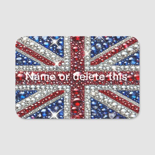 名前タグ（ブリティッシュカラー） 名札 (正面)