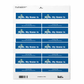 名前タグ ラベル (フルシート)