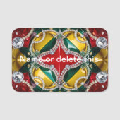 名前タグ(ロサンゼルス色) 名札 (正面)