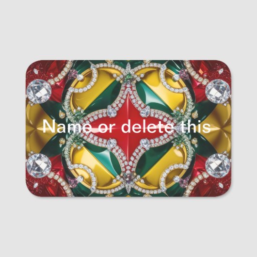 名前タグ(ロサンゼルス色) 名札 (正面)