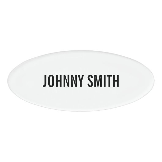 名前タグ 名札 (正面)