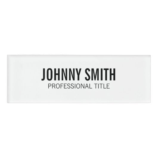 名前タグ 名札 (正面)