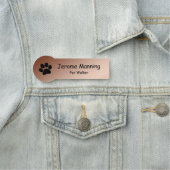 名前タグ – Pawprint on銅 名札 (インサイチュ)