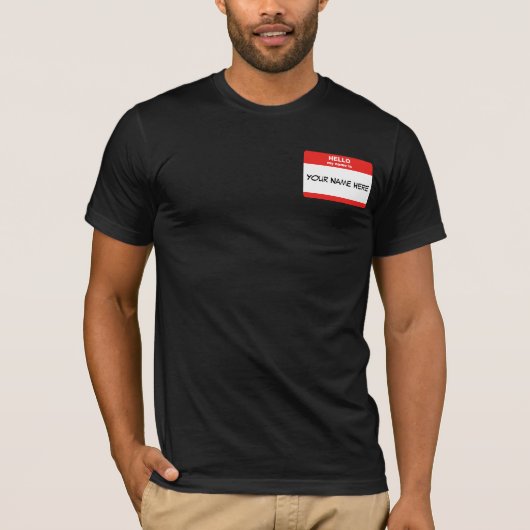 名前タグ Tシャツ (正面)
