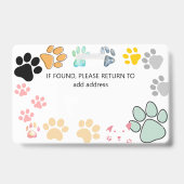 名前タグpam medical獣医idバッジ バッジ (裏面)