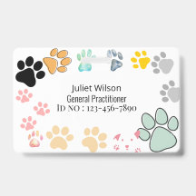 名前タグpam medical獣医idバッジ