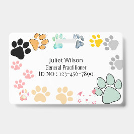 名前タグpam medical獣医idバッジ バッジ