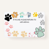 名前タグpam medical獣医idバッジ バッジ (裏面)