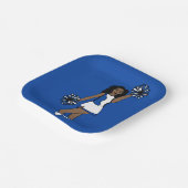 名前チアリーダーの追加紙プレート#1 ペーパープレート (傾斜あり)