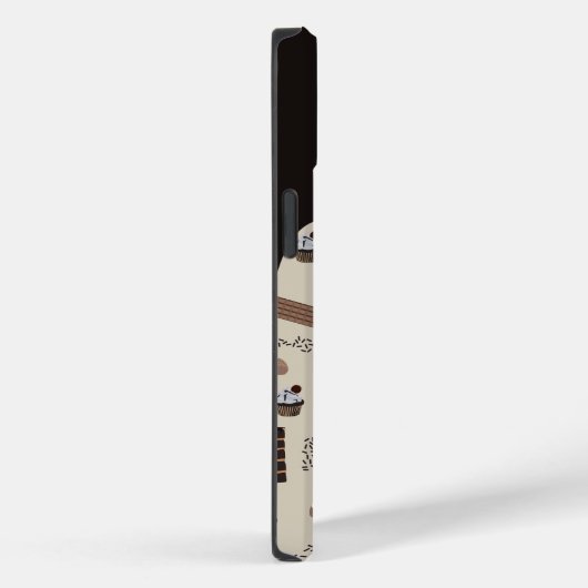 名前チョコパーソナライズされたレートテーマパターン Case-Mate iPhoneケース (裏面 / 右)