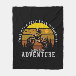 名前チーム年元十字山アドベンチャーを追加 フリースブランケット
