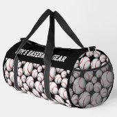 名前テキストを追加、Tom's Baseball Gear  ダッフルバッグ (右コーナー)
