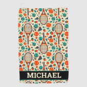 名前🎾テニスヴィンテージDelight🎾 ゴルフタオル (正面)