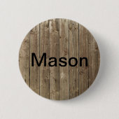 名前テンプレートカスタムNameTag pinback 缶バッジ (正面)