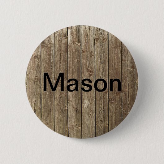 名前テンプレートカスタムNameTag pinback 缶バッジ (正面)