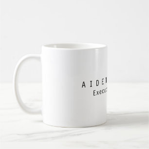 名前トレンディースタイリッシュミニマルモダンリスト コーヒーマグカップ