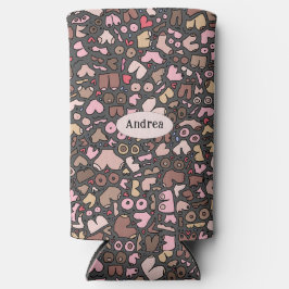 名前ニュートラル胸パターン スリム缶クーラー