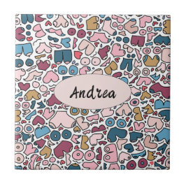 名前ニュートラル胸パターン タイル