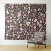 名前ニュートラル胸パターン タペストリー (インサイチュ(横))