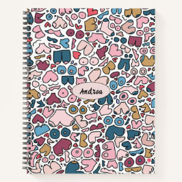 名前ニュートラル胸パターン ノートブック